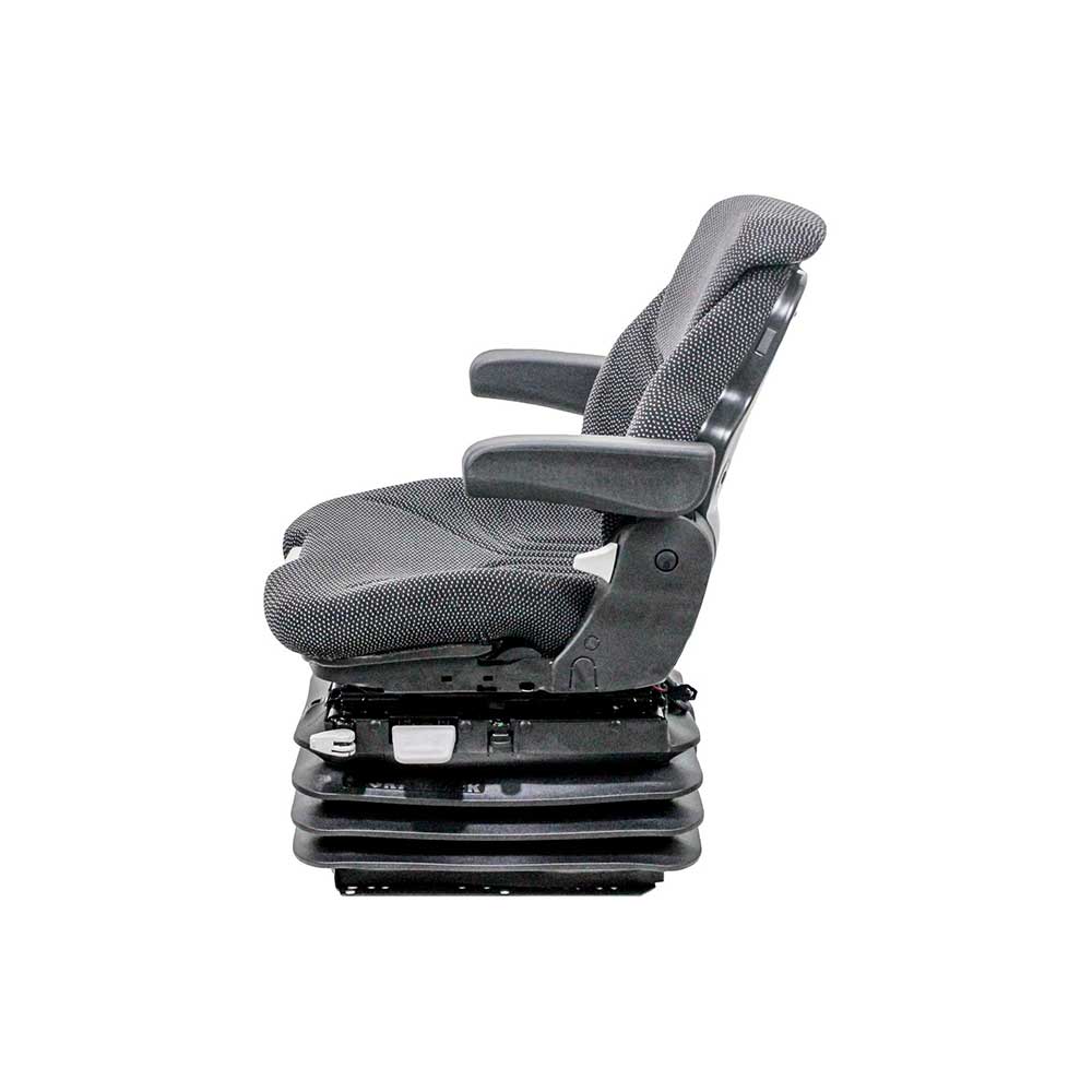 Uni Pro New Holland-Ford/Versatile 4WD Series 1057 Air Suspension Seat Kit | Black/Gray Fabric