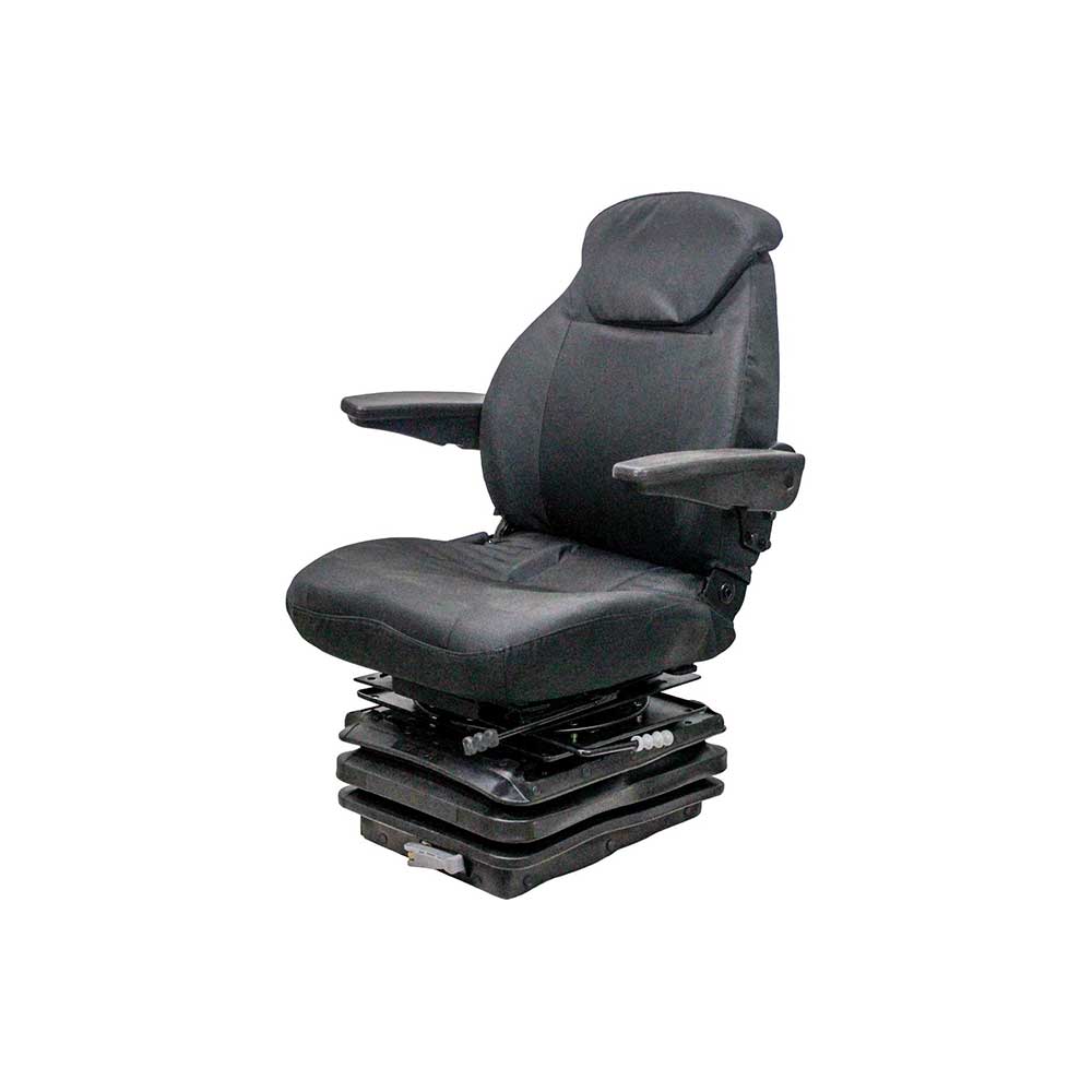 Uni Pro International Harvester 86-88 Series 1005 Mechanical Seat Kit | Black Fabric
