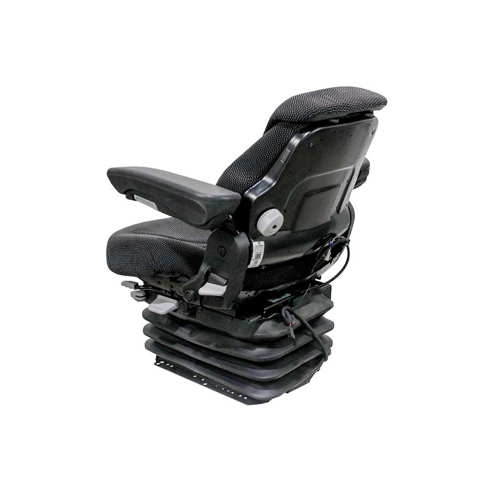 Grammer | MSG95/741 | Seat & Air Suspension Kit | AGCO Allis/White | Black/Gray Fabric | 6722