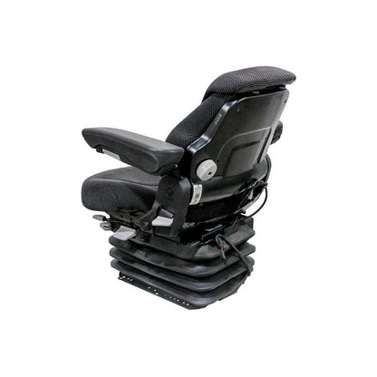 Grammer | MSG95/741 | Seat & Air Suspension Kit | AGCO Allis/White | Black/Gray Fabric | 6722