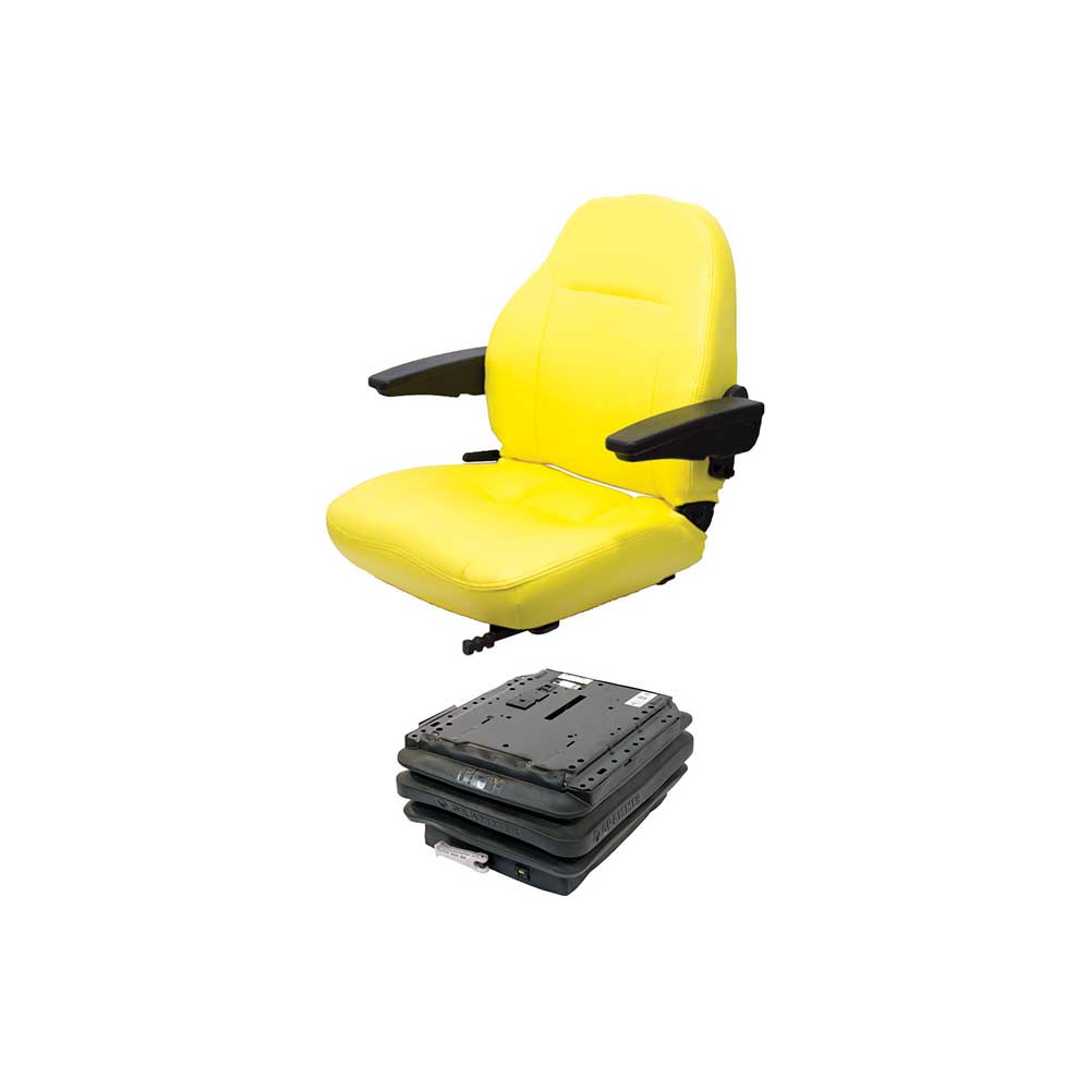 Uni Pro John Deere 7000 Series 441/MSG85 Mechanical Seat Kit | Open Station | Yellow Vinyl