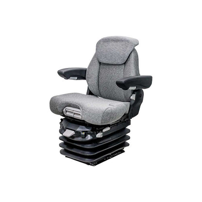 Grammer | MSG95/741 | Seat & Air Suspension Kit | Case IH CX-MX-MX Maxxum | Gray Fabric | 6910