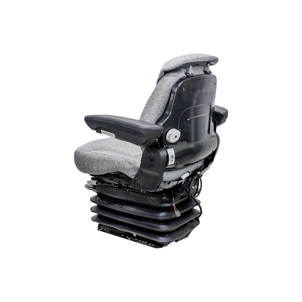 Grammer | MSG95/741 | Seat & Air Suspension Kit | Case IH CX-MX-MX Maxxum | Gray Fabric | 6910