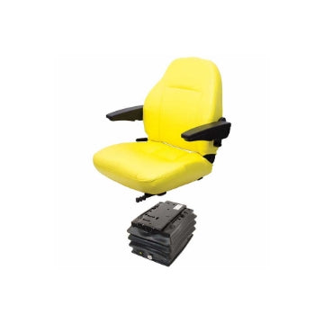 Uni Pro John Deere 5E Series 441/MSG93 Air Seat Kit | Open Station/Orig. Sears | Yellow Vinyl