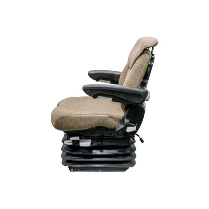 Uni Pro John Deere Early 6R 1061 Air Suspension Seat Kit | With Command Arm | Brown Fabric