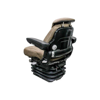 Uni Pro John Deere Late 6R 1061 Air Suspension Seat Kit | With Command Arm | Brown Fabric