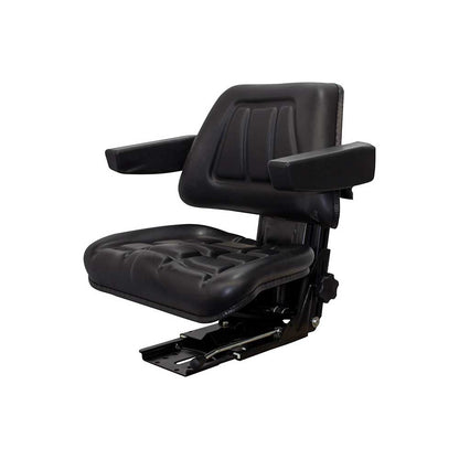 Uni Pro 256 Utility Mechanical Suspension Seat | Black Vinyl