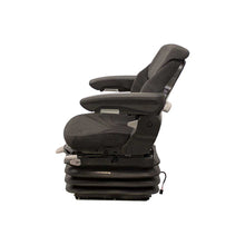 Grammer | MSG95/721 | Seat & Air Suspension | 12-Volt | Armrests | Black/Gray Fabric | 7922