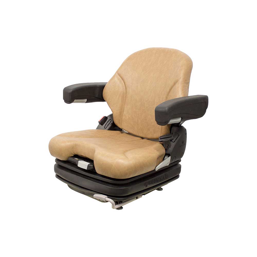 Grammer | MSG75/531 | Seat & Air Suspension | OPS | 12-Volt | Brown Vinyl | 8189
