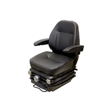 KAB | 525 | Seat & Mechanical Suspension | Armrests | Black Vinyl | 8396