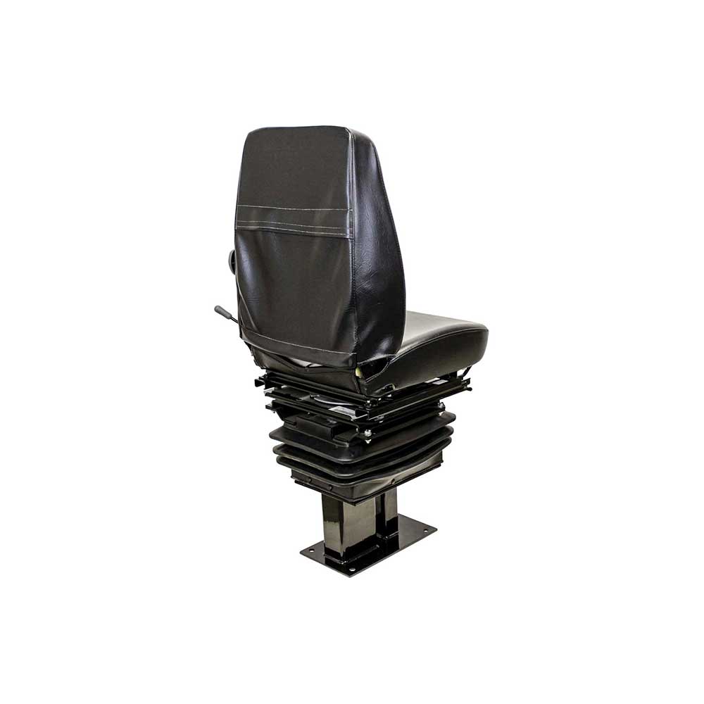 KAB | 111 | Seat & Mechanical Suspension Kit | Caterpillar 416-450 Backhoe | Black Vinyl | 6871