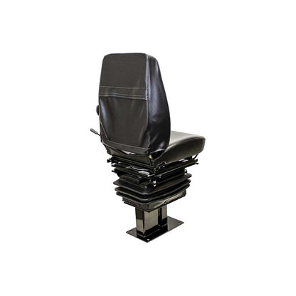 KAB | 111 | Seat & Mechanical Suspension Kit | Caterpillar 416-450 Backhoe | Black Vinyl | 6871