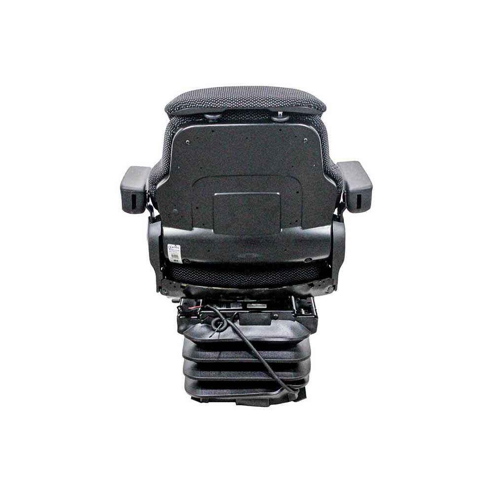 Uni Pro 1057 Air Suspension Seat | 12-Volt | Black/Gray Fabric