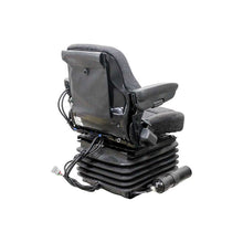 Uni Pro 1300 Air Suspension Seat | 12-Volt | With Air Expansion Tank | Gray Fabric