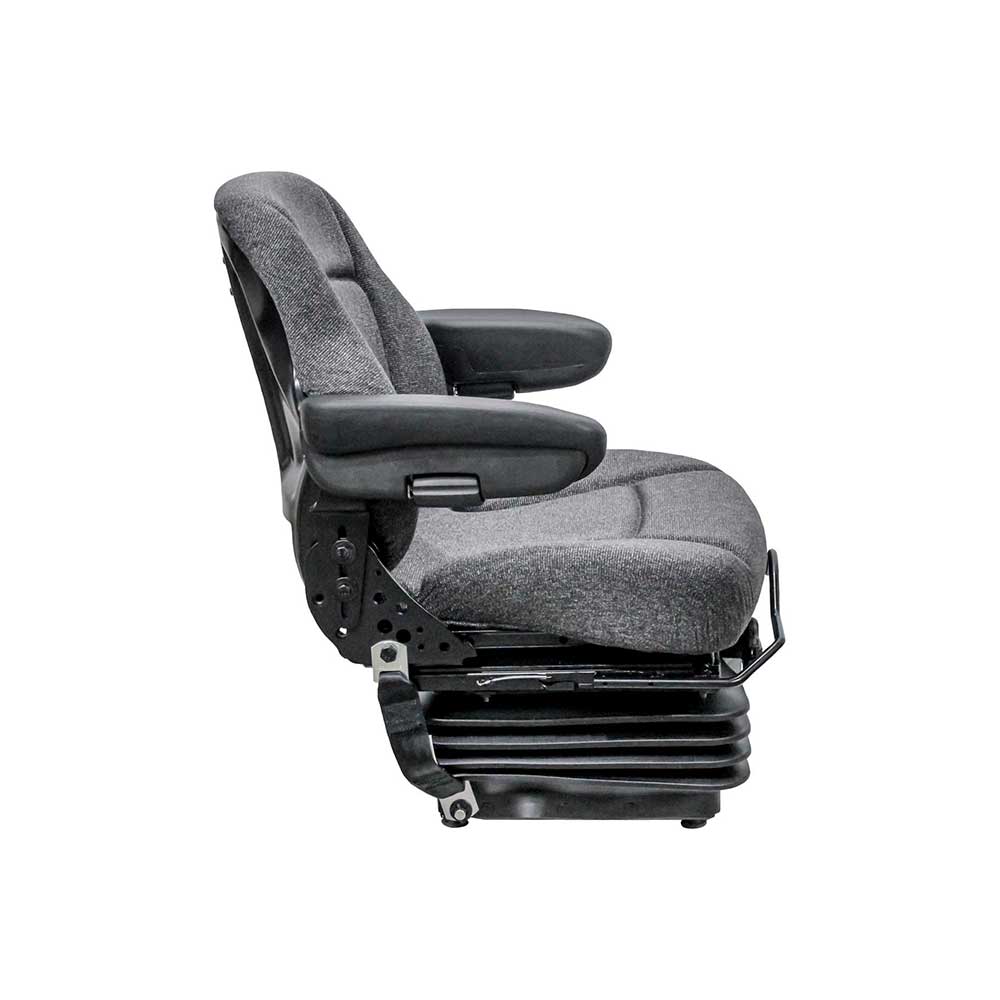 Sears | 5527E | Seat & Mechanical Suspension | Armrests | Charcoal Gray Fabric | 8008