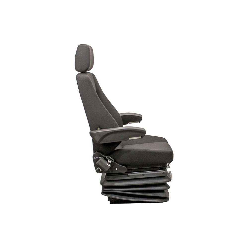Pilot | Seat & Mechanical Suspension | Armrests | Black Fabric | 8036