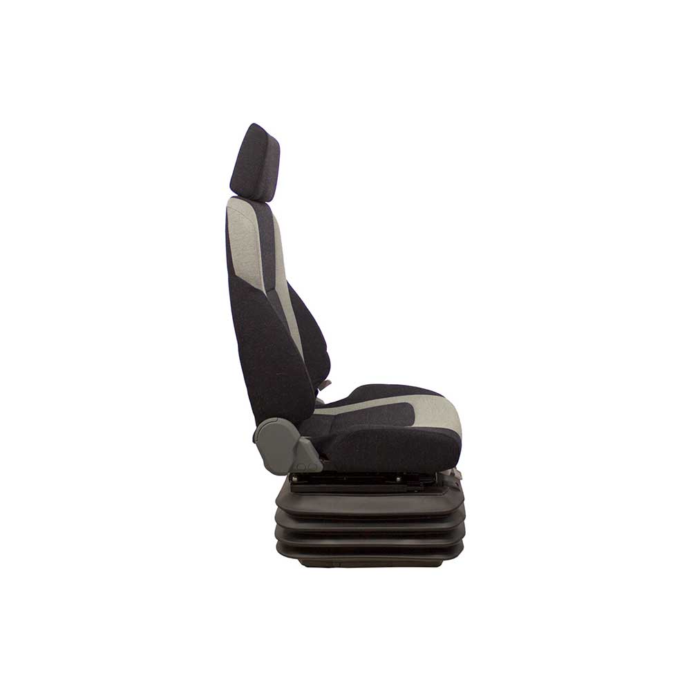 KAB | 65K4 | Seat & Air Suspension Kit | 24 Volt | Black/Gray Fabric | 8064