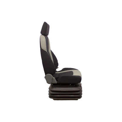 KAB | 65K4 | Seat & Air Suspension Kit | 24 Volt | Black/Gray Fabric | 8064