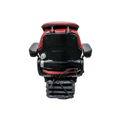 Grammer | MSG95/741 | Seat & Air Suspension | Swivel | 12-Volt | Red Vinyl | 8861