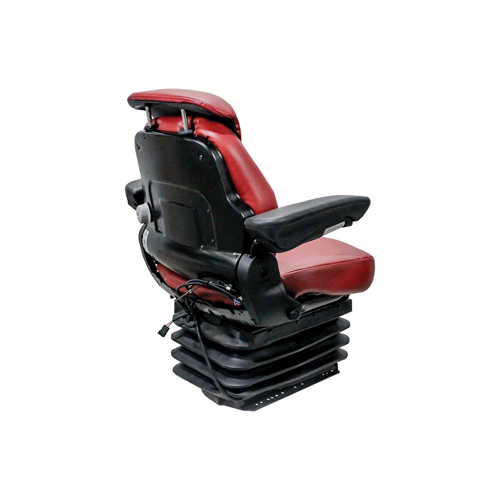 Grammer | MSG95/741 | Seat & Air Suspension | Swivel | 12-Volt | Red Vinyl | 8861