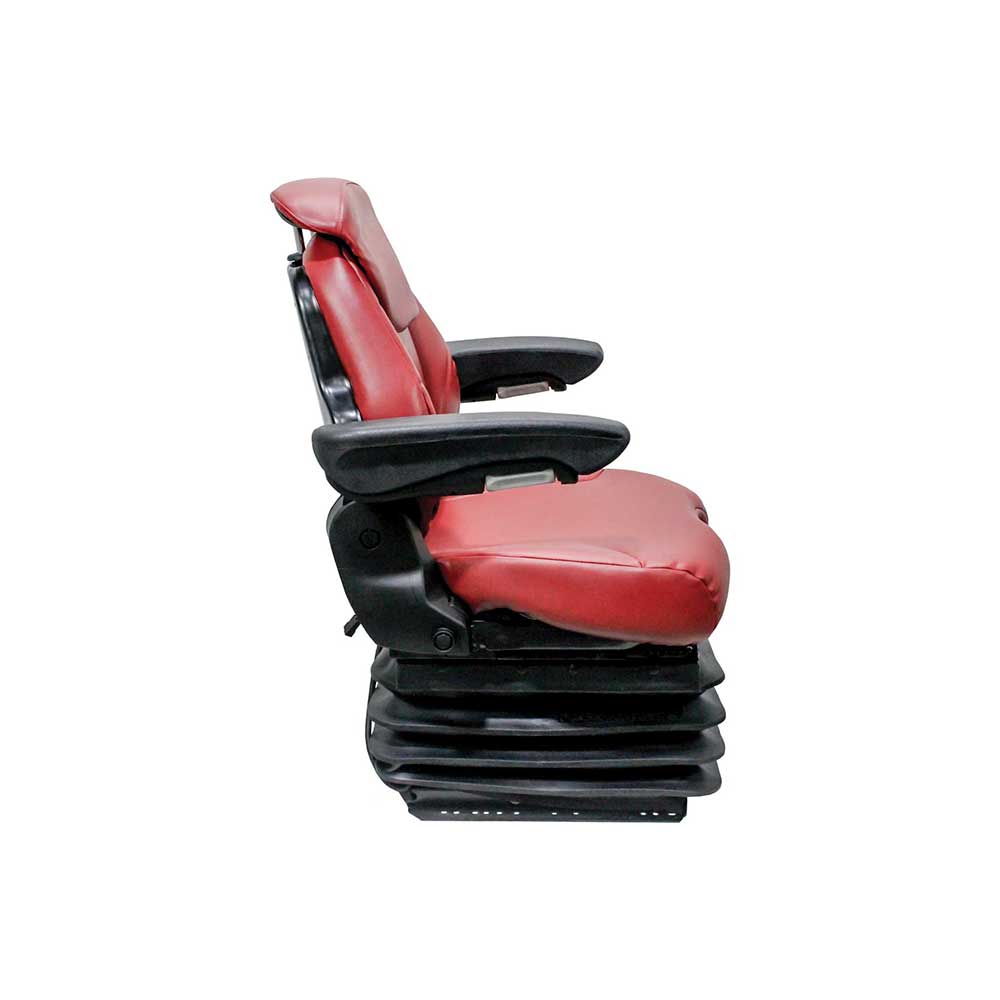Grammer | MSG95/741 | Seat & Air Suspension | Swivel | 12-Volt | Red Vinyl | 8861