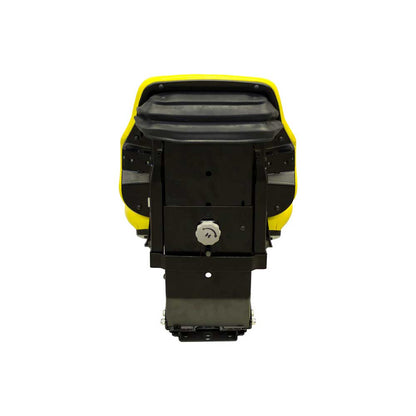 Pilot | Low Profile Seat & Mechanical Suspension | Slide Rails | Yellow Vinyl | 7736