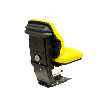 Pilot | Low Profile Seat & Mechanical Suspension | Slide Rails | Yellow Vinyl | 7736