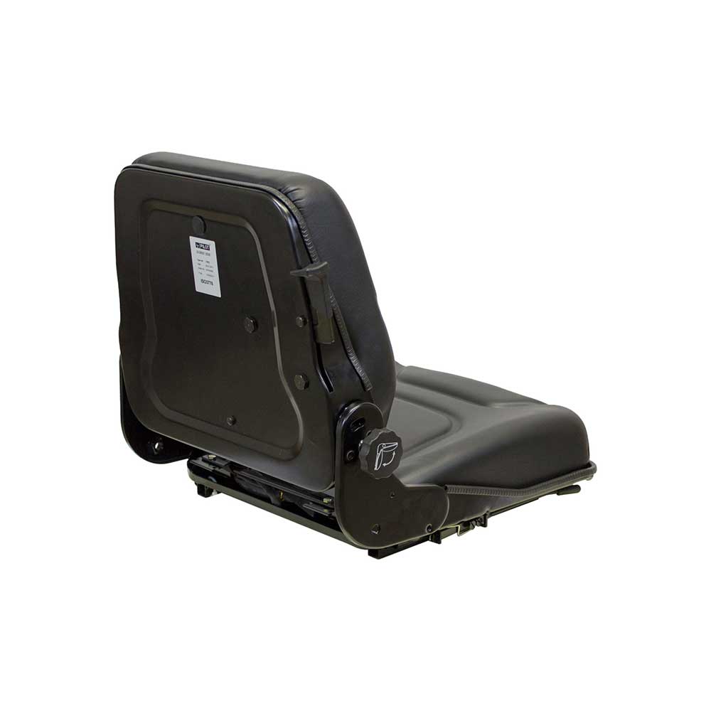 Pilot | Low Profile Seat and Mechanical Suspension | OPS | Slide Rails | Black Vinyl | 7890