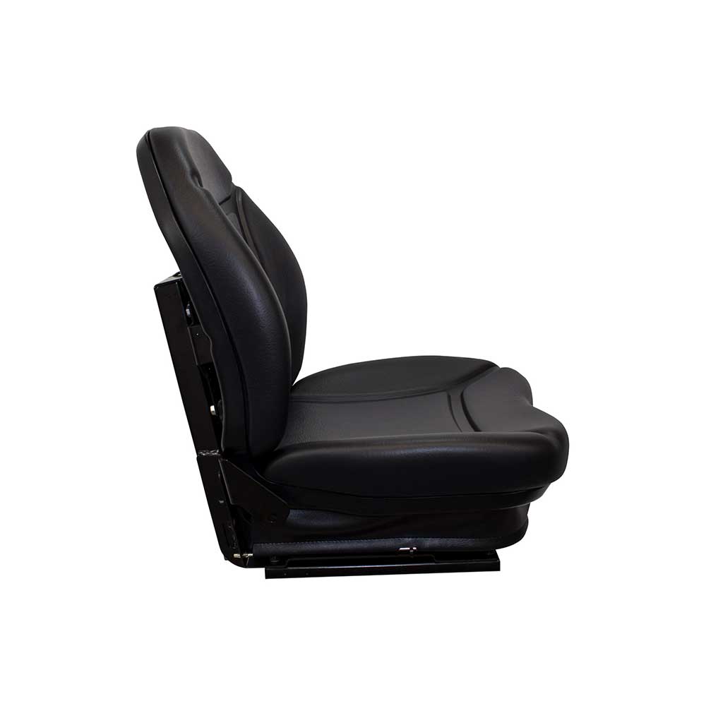 Milsco | CR100 | Seat & Mechanical Suspension | OPS | Slide Rails | Black Vinyl | 7939