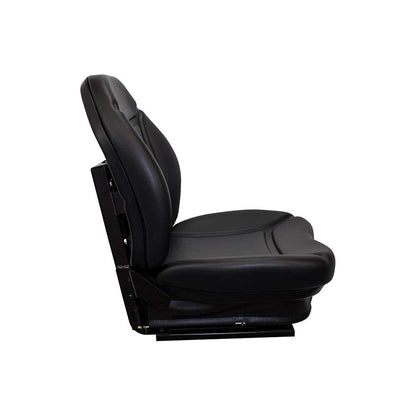 Milsco | CR100 | Seat & Mechanical Suspension | OPS | Slide Rails | Black Vinyl | 7939
