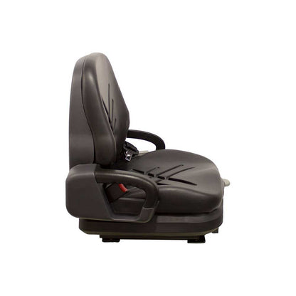 Uni Pro Universal Forklift Mechanical Suspension Seat | Black Vinyl
