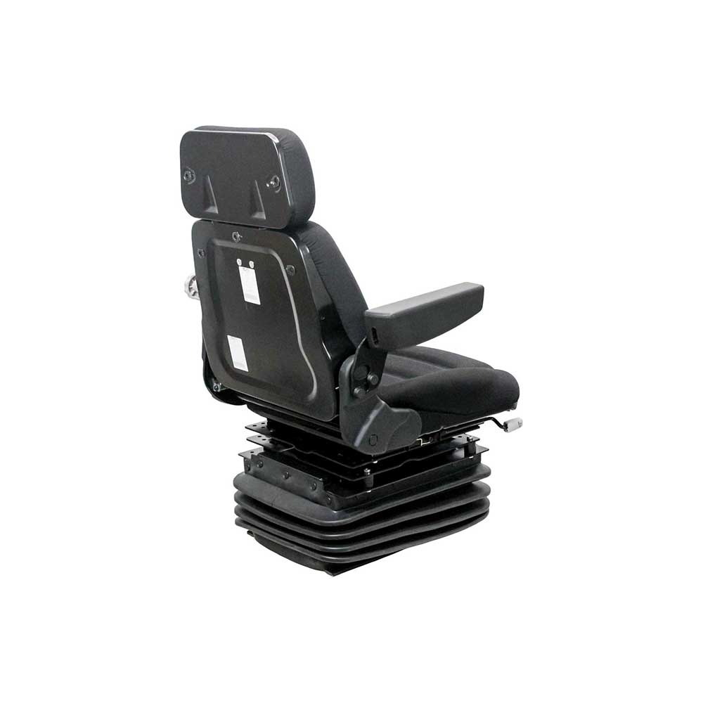 Pilot | Seat & Mechanical Suspension Kit | Case 870-1370 Agri-King | Black Fabric | 6519