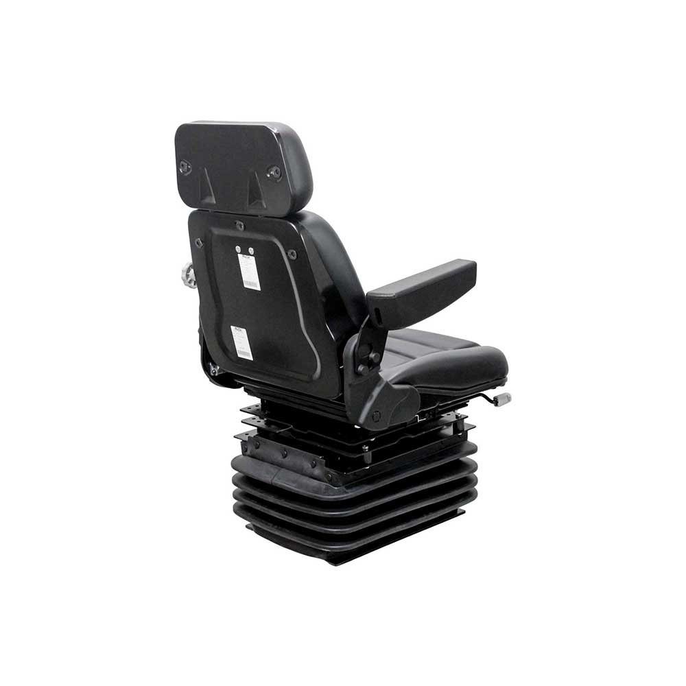 Pilot | Seat & Mechanical Suspension Kit | Case IH 5100 Maxxum | Black Vinyl | 6543