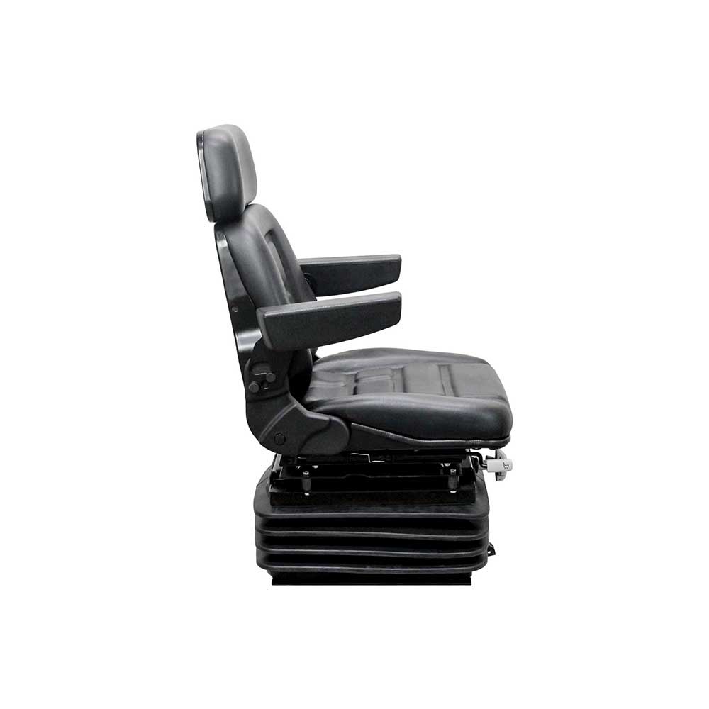 Pilot | Seat & Mechanical Suspension Kit | Case IH 5100 Maxxum | Black Vinyl | 6543