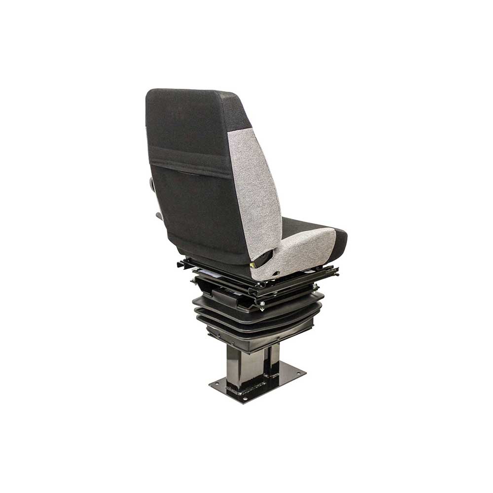 KAB | 111 | Seat & Mechanical Suspension Kit | Caterpillar 416-450 Backhoe | Multi-Gray Fabric | 6882