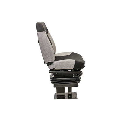 KAB | 111 | Seat & Mechanical Suspension Kit | Caterpillar 416-450 Backhoe | Multi-Gray Fabric | 6882
