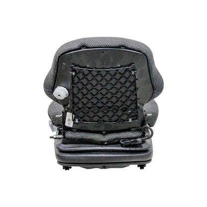 Uni Pro John Deer Skid Steer Loader Seat & Air Suspension Seat | AT347476 | Asphalt Gray Fabric