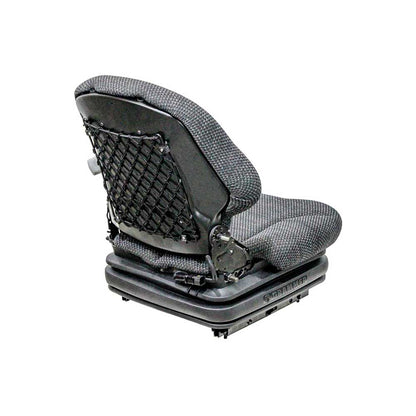 Uni Pro John Deer Skid Steer Loader Seat & Air Suspension Seat | AT347476 | Asphalt Gray Fabric