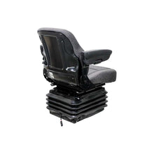 Uni Pro 1202 Air Suspension Seat | 12-Volt | Charcoal Gray Fabric