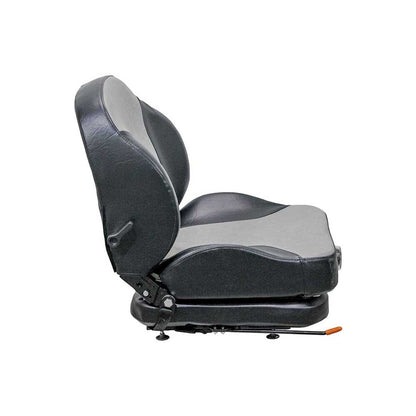 Uni Pro 439 Mechanical Suspension Seat | Black/Silver Vinyl