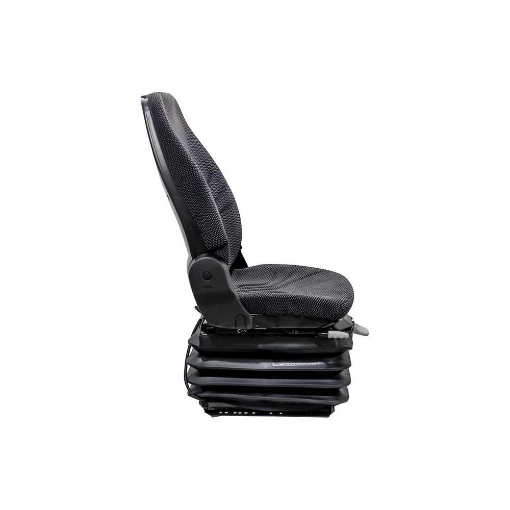 Uni Pro 722 Air Suspension Seat | 12-Volt | Black/Gray Fabric