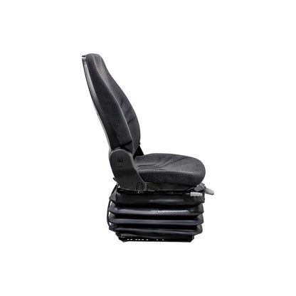 Uni Pro 722 Air Suspension Seat | 12-Volt | Black/Gray Fabric