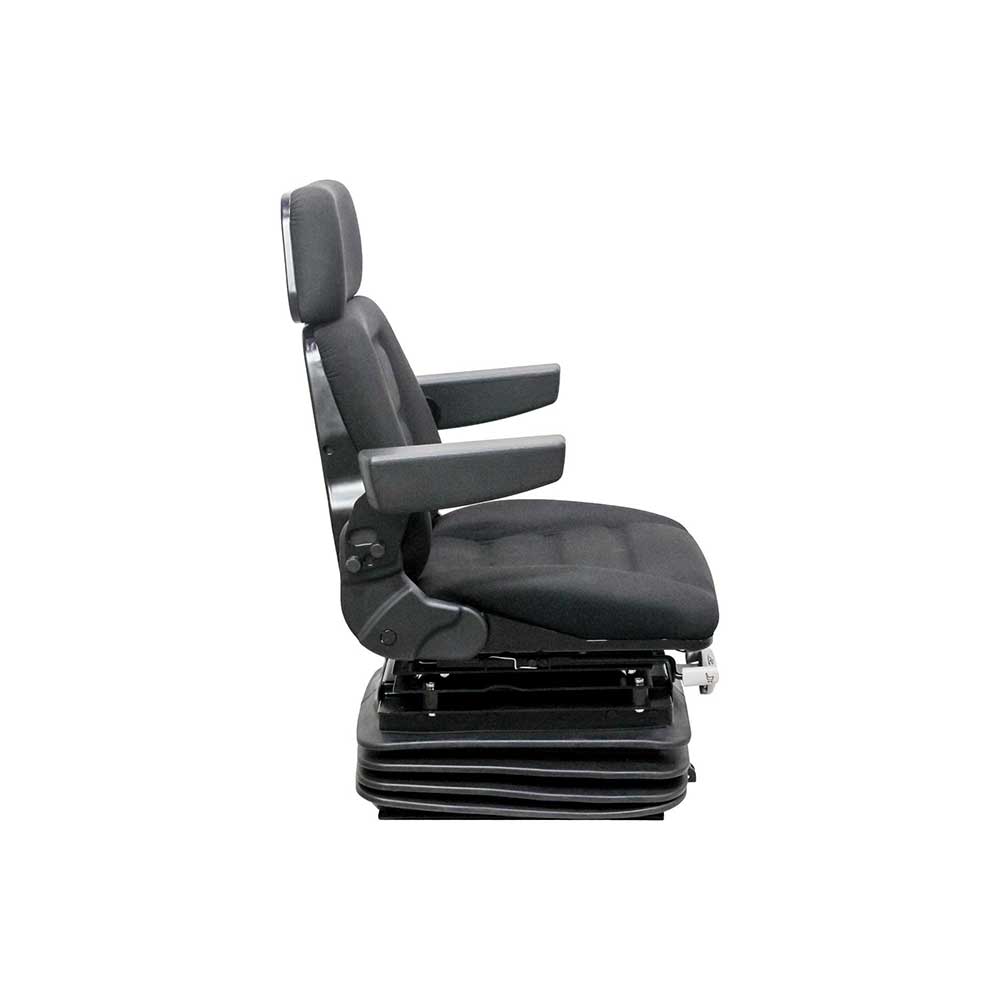 Pilot | Seat & Mechanical Suspension Kit | Ford-New Holland 7410-TW | Black Fabric | 6563