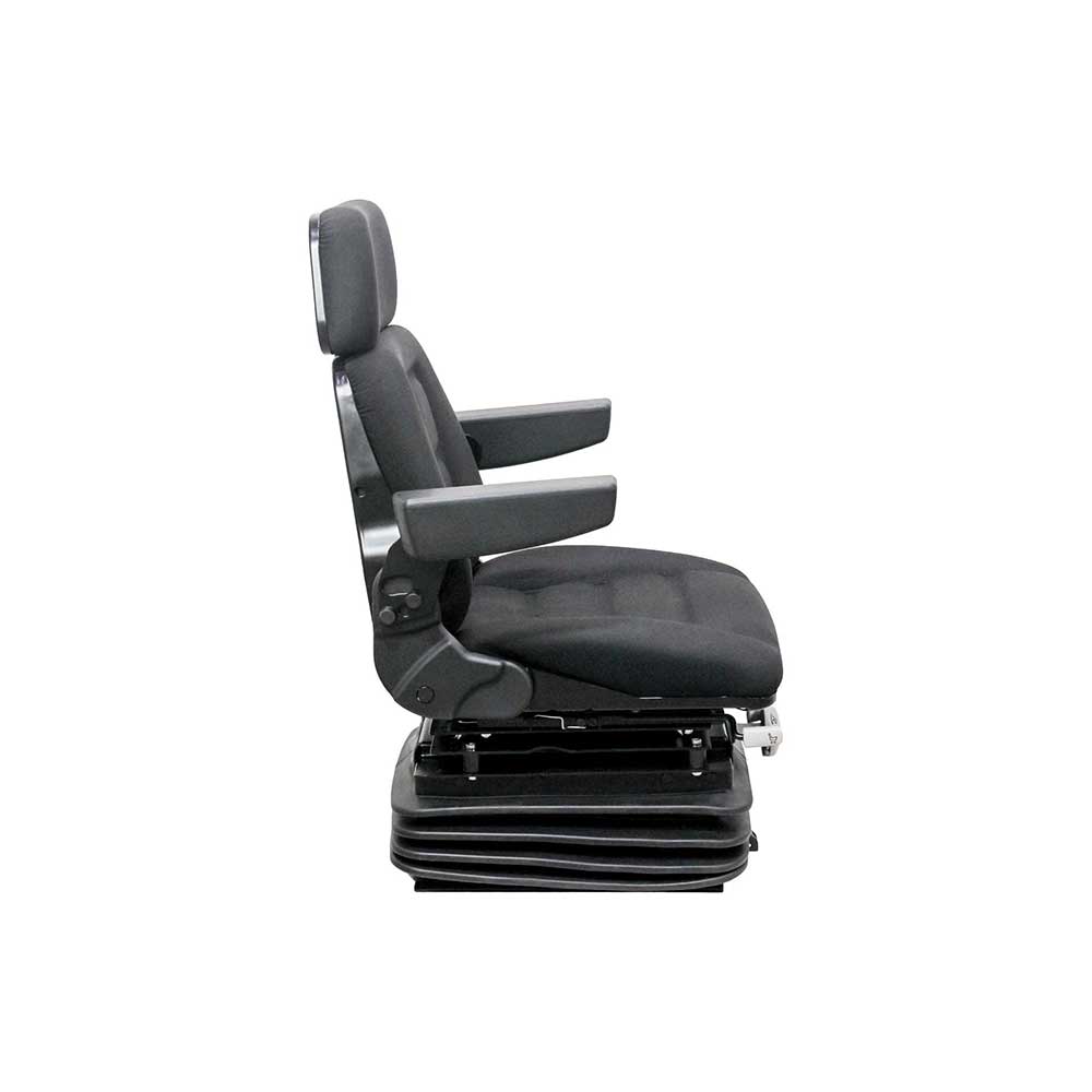 Pilot | Seat & Mechanical Suspension Kit | International Harvester 86-88 | Black Fabric | 6581
