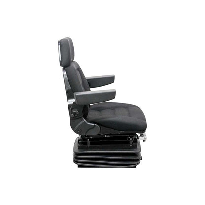 Pilot | Seat & Mechanical Suspension Kit | International Harvester 86-88 | Black Fabric | 6581