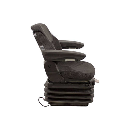 Uni Pro International Harvester 86-88 Series 1055 Air Suspension Seat Kit | Black/Gray Fabric