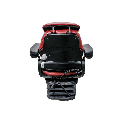 Grammer | MSG95/741 | Seat & Air Suspension Kit | Case IH Magnum-MX-Steiger-STX | Red Vinyl | 6909