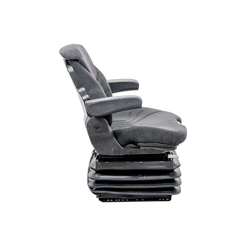 Uni Pro Massey Ferguson Bostrom Flat Floor Series 1057 Air Seat Kit | Black/Gray Fabric