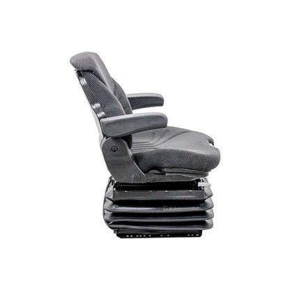 Uni Pro Massey Ferguson Bostrom Flat Floor Series 1057 Air Seat Kit | Black/Gray Fabric