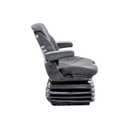 Uni Pro Massey Ferguson Bostrom Forward Angled Susp. 1057 Air Seat Kit | Black/Gray Fabric